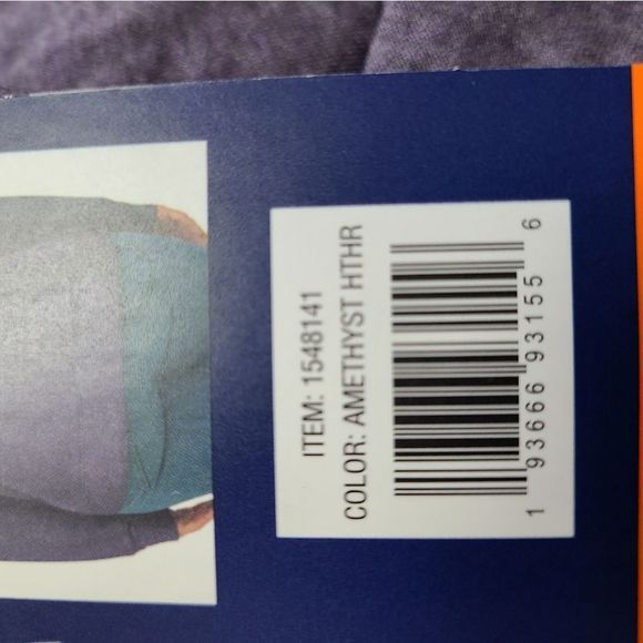 SPLENDID Women's Amethyst Heather Purple Shirt Size XXL Soft Long Sleeve NWT - Picture 4 of 8